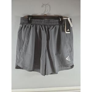 Adidas Women's Aeroready Activewear Shorts Gray XL NEW Workout Gym